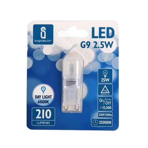 LED žiarovka G9 2,5W/210lm, teplá biela