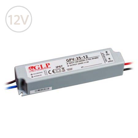 Vodeodolný napájací zdroj pre LED pásy 12V / 35W / 3A
