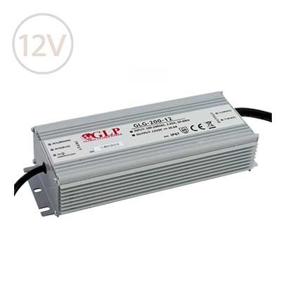 Vodeodolný napájací zdroj pre LED pásy 12V / 200W / IP67