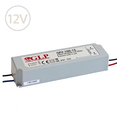 Vodeodolný napájací zdroj pre LED pásy 12V / 100W / IP67