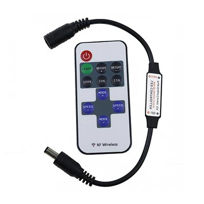 RF diaľkový ovládač pre RGB LED pásy 72W / 6A / 11 tlačidiel