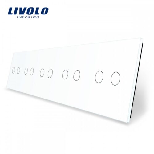 LIVOLO VL-C7-5C2-11 päťnásobný rám – Biely