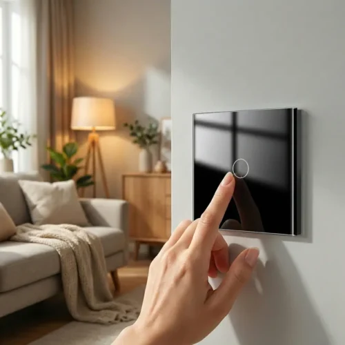 Dotykový vypínač Čierny - Revolo