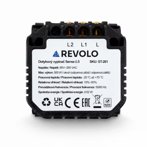 Revolo dotykový vypínač Sense č.5 - Modul – Obrázok 2