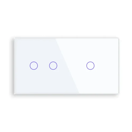 Dvojitý sklenený rám na C2/C1-001 - Biely