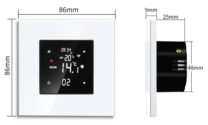 rozmery wifi digitalneho termostatu_001