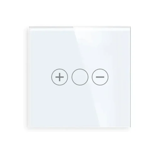 Revolo Touch sklenený panel pre dotykový stmievač C3D-001 - Biely