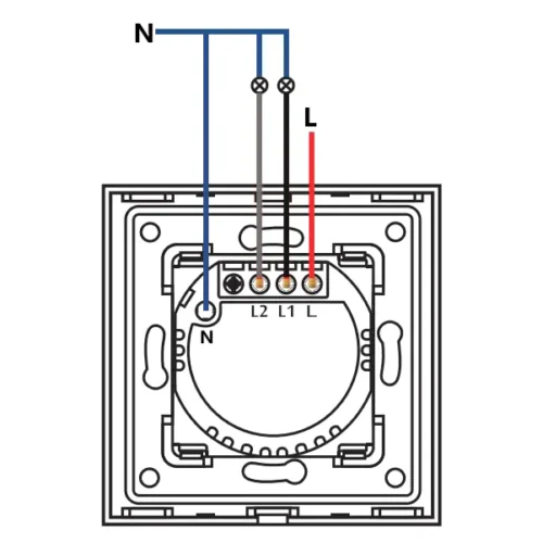 Revolo WiFi + Bluetooth dotykový stmievač č.5 - Čierny - Image 3