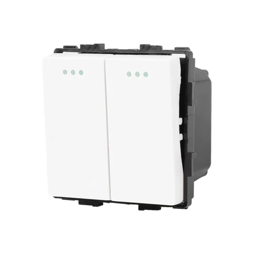 Revolo mechanický schodiskový vypínač č.5B - Biely modul