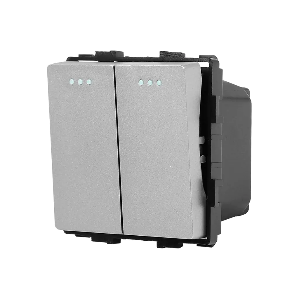 Revolo mechanický schodiskový vypínač č.5B - Sivý modul (Kópia) Revolo mechanický schodiskový vypínač č.5B - Sivý modul (Kópia)