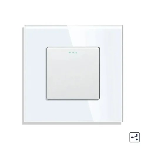 Revolo mechanický schodiskový vypínač č.6/č.7 - Biely