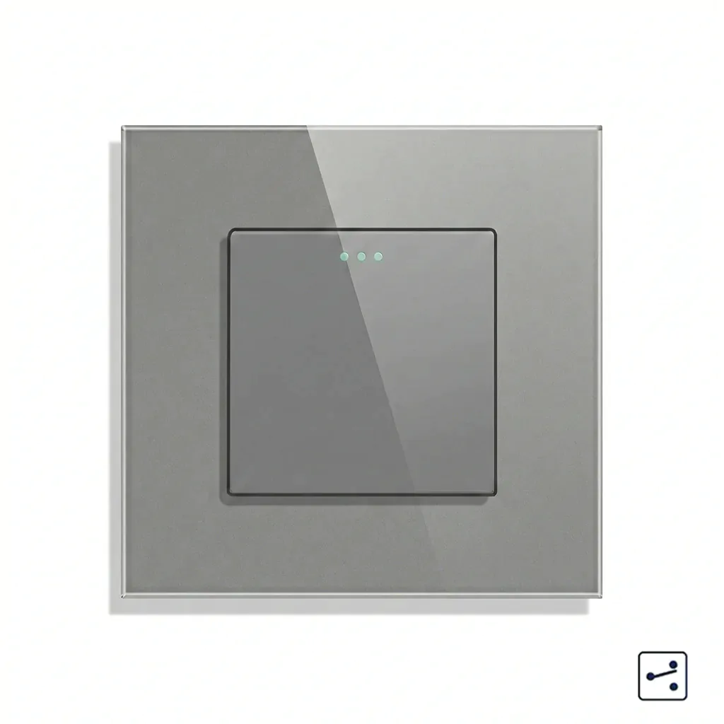 Revolo mechanický schodiskový vypínač č.6/č.7 - Sivý Revolo mechanický schodiskový vypínač č.6/č.7 - Sivý