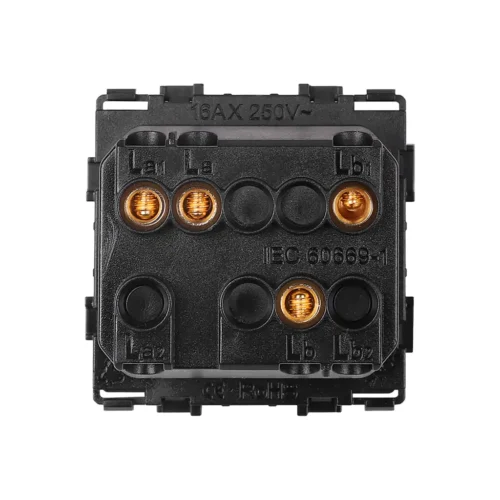 Revolo mechanický sklenený vypínač č.5 - Biely – Obrázok 3