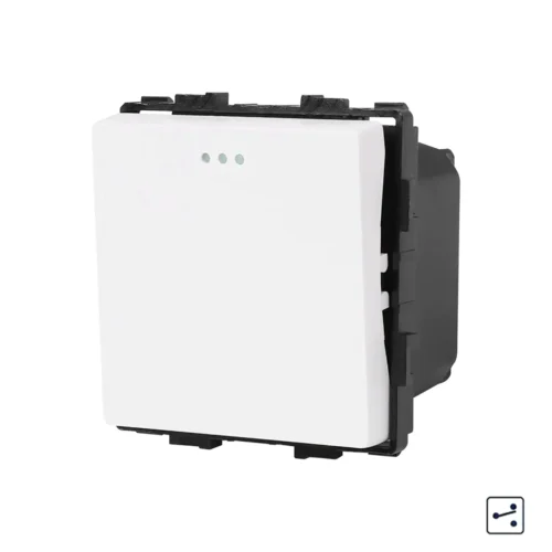 Revolo mechanický schodiskový vypínač č.6 - Biely modul